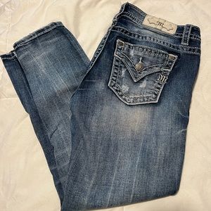 Miss Me ankle skinny jeans